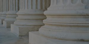 Pillars outside of a building