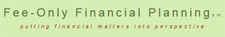 Fee-Only Financial Planning Fee-Only Financial Planning